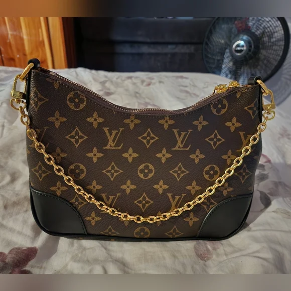 Brown & Gold Fashion Bag - Picture 1 of 7